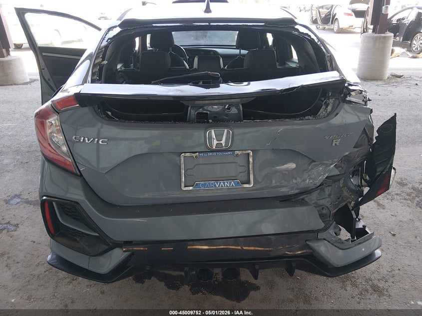 2020 Honda Civic VIN SHHFK7G49LU215158 IAAI salvage auction — FRONT & REAR, Clear (Missouri), sold $4,600 on 2026-07-16 (photo 6)