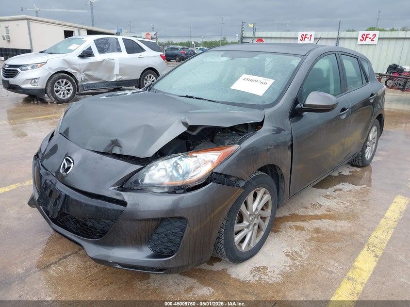 2012 Mazda 3 VIN JM1BL1M77C1653761 IAAI salvage auction — FRONT END, Original (Texas), sold $1,525 on 2026-07-13 (photo 2)