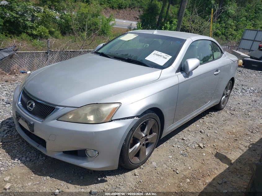 2010 Lexus Is 250c VIN JTHFF2C29A2507243 IAAI salvage auction — RIGHT SIDE, Salvage (Georgia), sold $1,650 on 2026-07-28 (photo 2)