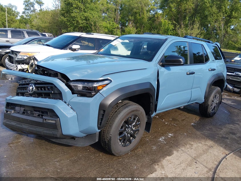 2025 Toyota 4runner VIN JTEVA5BRXS5056296 IAAI salvage auction — SIDE, Salvage (Missouri), sold $18,050 on 2026-07-08 (photo 2)