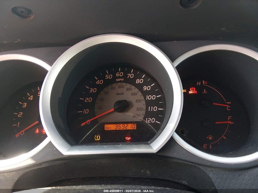2010 Toyota Tacoma VIN 5TETX4GN8AZ675453 IAAI salvage auction — ALL OVER, Salvage (Tennessee), sold $1,750 on 2026-07-09 (photo 7)