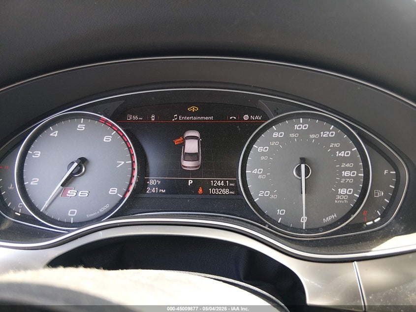 2015 Audi S6 VIN WAUF2AFC5FN005635 IAAI salvage auction — RIGHT FRONT, Clear (South Carolina), sold $5,200 on 2026-07-21 (photo 7)