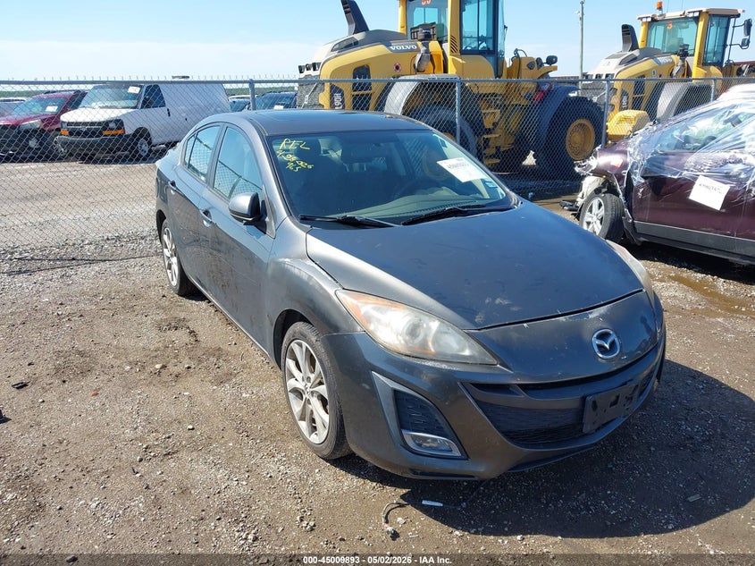 2011 Mazda 3 VIN JM1BL1U65B1489433 IAAI salvage auction — RIGHT FRONT, Salvage (Texas), sold $900 on 2026-07-07 (photo 1)
