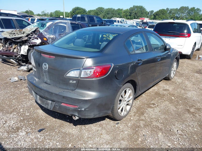 2011 Mazda 3 VIN JM1BL1U65B1489433 IAAI salvage auction — RIGHT FRONT, Salvage (Texas), sold $900 on 2026-07-07 (photo 4)