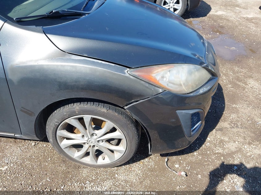 2011 Mazda 3 VIN JM1BL1U65B1489433 IAAI salvage auction — RIGHT FRONT, Salvage (Texas), sold $900 on 2026-07-07 (photo 6)