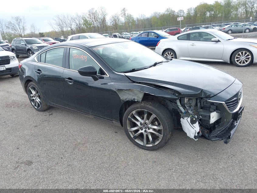 2014 Mazda 6 VIN JM1GJ1W62E1158628 IAAI salvage auction — RIGHT FRONT, Mv-907A (New York), sold $575 on 2026-07-28 (photo 1)