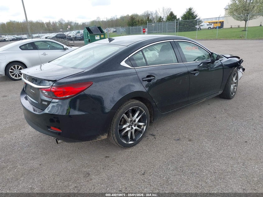 2014 Mazda 6 VIN JM1GJ1W62E1158628 IAAI salvage auction — RIGHT FRONT, Mv-907A (New York), sold $575 on 2026-07-28 (photo 4)