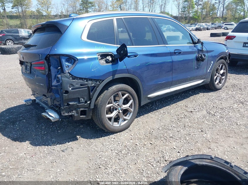 2022 BMW X3 VIN WBX57DP02NN164457 IAAI salvage auction — ALL OVER, Mv-907A (New York), sold $6,275 on 2026-07-07 (photo 4)