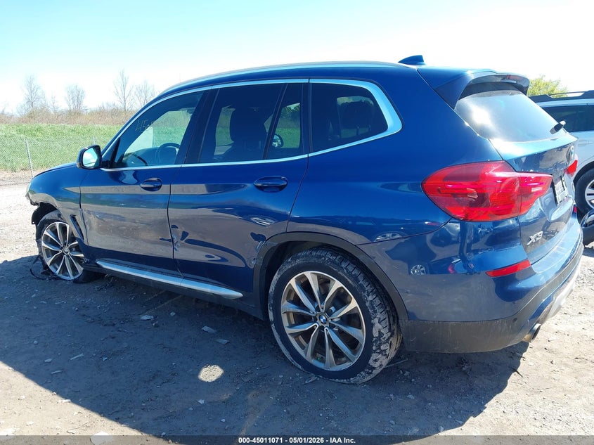 2019 BMW X3 VIN 5UXTR9C58KLR08761 IAAI salvage auction — FRONT END, Mv-907A (New York), sold $7,600 on 2026-08-29 (photo 3)