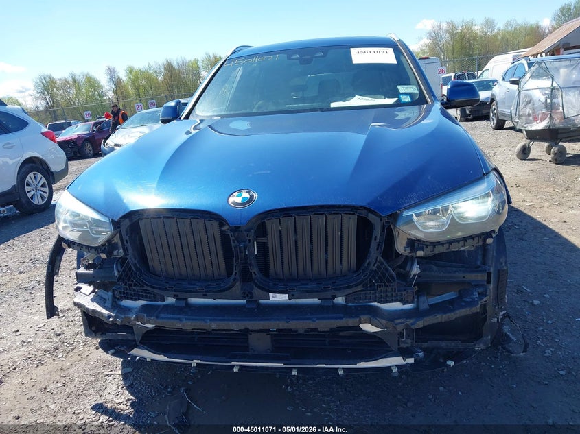 2019 BMW X3 VIN 5UXTR9C58KLR08761 IAAI salvage auction — FRONT END, Mv-907A (New York), sold $7,600 on 2026-08-29 (photo 6)