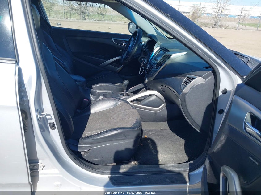 2012 Hyundai Veloster VIN KMHTC6AD2CU030697 IAAI salvage auction — LEFT REAR, Salvage (North Dakota), sold $450 on 2026-07-09 (photo 5)