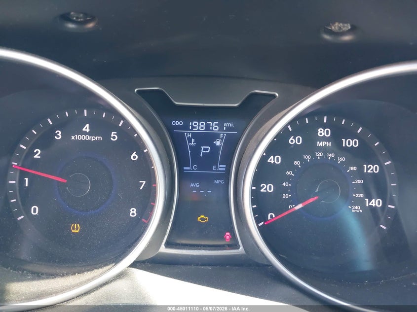 2012 Hyundai Veloster VIN KMHTC6AD2CU030697 IAAI salvage auction — LEFT REAR, Salvage (North Dakota), sold $450 on 2026-07-09 (photo 7)
