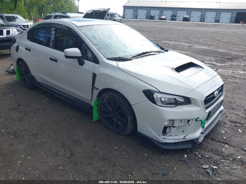 2015 Subaru Wrx VIN JF1VA1G69F9824690 IAAI salvage auction — FRONT END, Clear (Indiana), sold $3,350 on 2026-07-08 (photo 1)