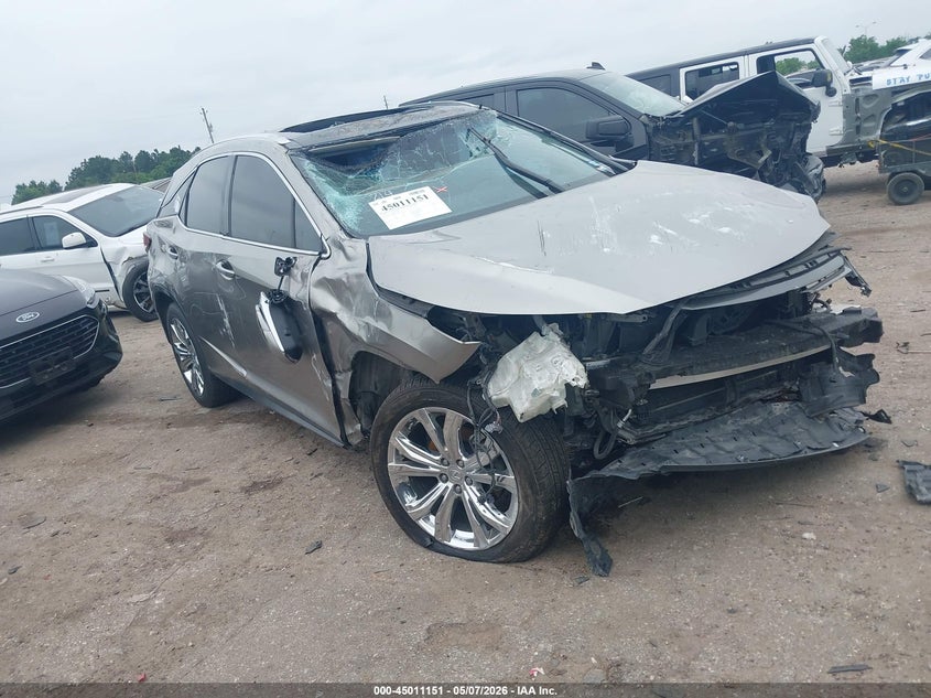 2018 Lexus Rx VIN 2T2BZMCA9JC152064 IAAI salvage auction — ROLLOVER, Salvage (Texas), sold $5,000 on 2026-07-09 (photo 1)