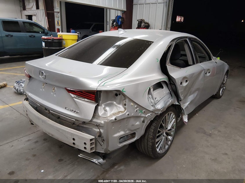 2017 Lexus Is VIN JTHBA1D25H5051093 IAAI salvage auction — REAR END, Salvage (Arizona), sold $6,550 on 2026-07-28 (photo 4)