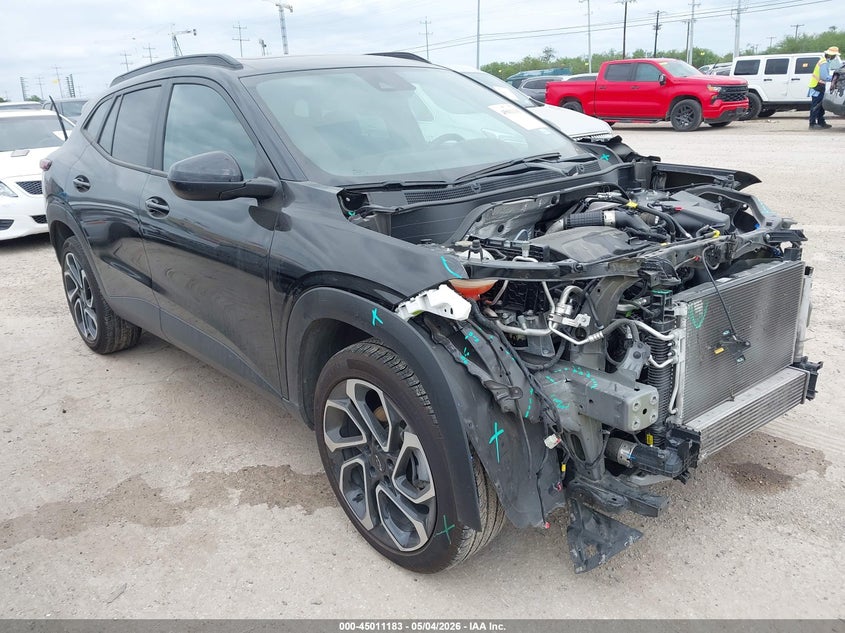 2025 Chevrolet Trax VIN KL77LJEP6SC073423 IAAI salvage auction — FRONT END, Original (Texas), sold $6,300 on 2026-07-20 (photo 1)