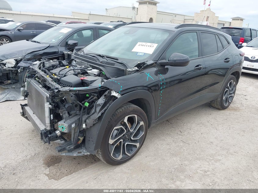 2025 Chevrolet Trax VIN KL77LJEP6SC073423 IAAI salvage auction — FRONT END, Original (Texas), sold $6,300 on 2026-07-20 (photo 2)