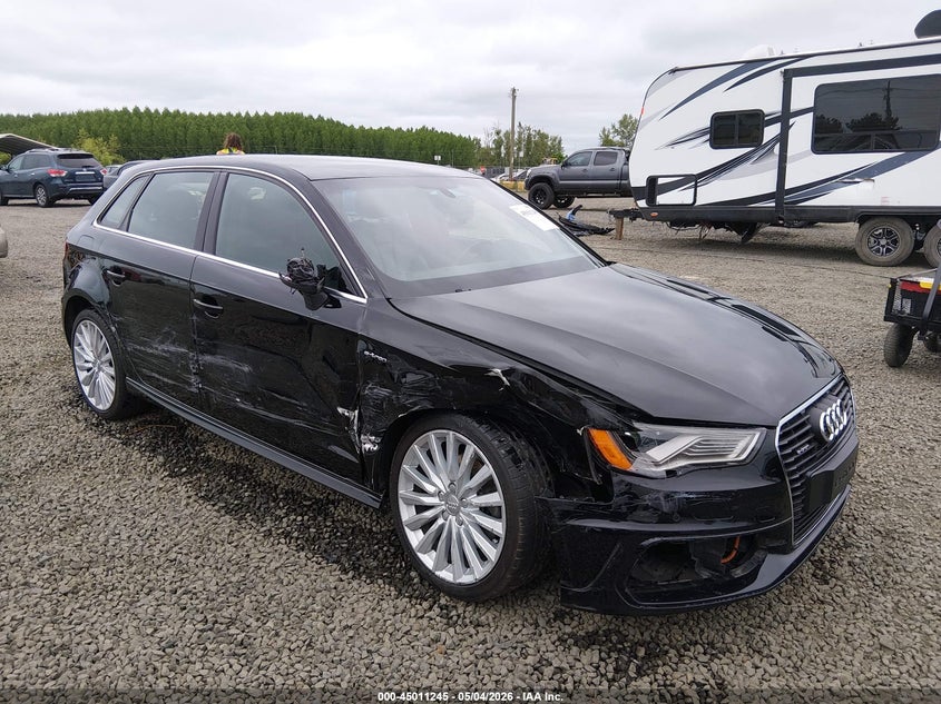 2016 Audi A3 VIN WAUTPBFF6GA109905 IAAI salvage auction — RIGHT SIDE, Salvage (Oregon), sold $2,450 on 2026-07-13 (photo 1)