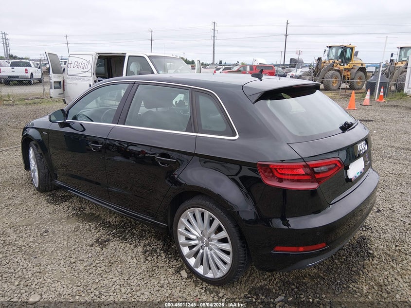 2016 Audi A3 VIN WAUTPBFF6GA109905 IAAI salvage auction — RIGHT SIDE, Salvage (Oregon), sold $2,450 on 2026-07-13 (photo 3)