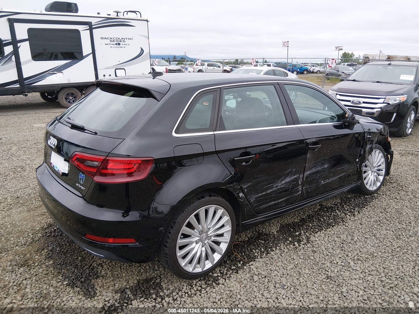 2016 Audi A3 VIN WAUTPBFF6GA109905 IAAI salvage auction — RIGHT SIDE, Salvage (Oregon), sold $2,450 on 2026-07-13 (photo 4)