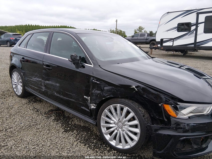 2016 Audi A3 VIN WAUTPBFF6GA109905 IAAI salvage auction — RIGHT SIDE, Salvage (Oregon), sold $2,450 on 2026-07-13 (photo 6)