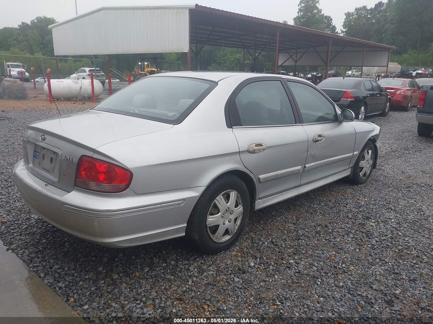 2004 Hyundai Sonata VIN KMHWF25S44A980245 IAAI salvage auction — RIGHT FRONT, Clear (Mississippi), sold $50 on 2026-07-29 (photo 4)