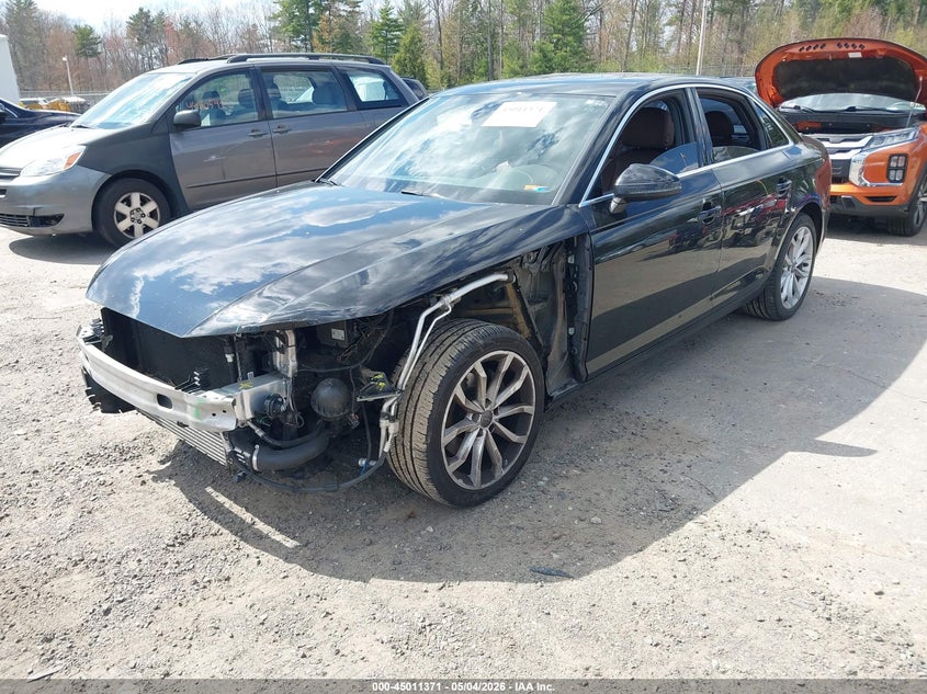 2019 Audi A4 VIN WAUGMAF44KN002730 IAAI salvage auction — FRONT END, Salvage (Connecticut), sold $4,125 on 2026-07-10 (photo 2)