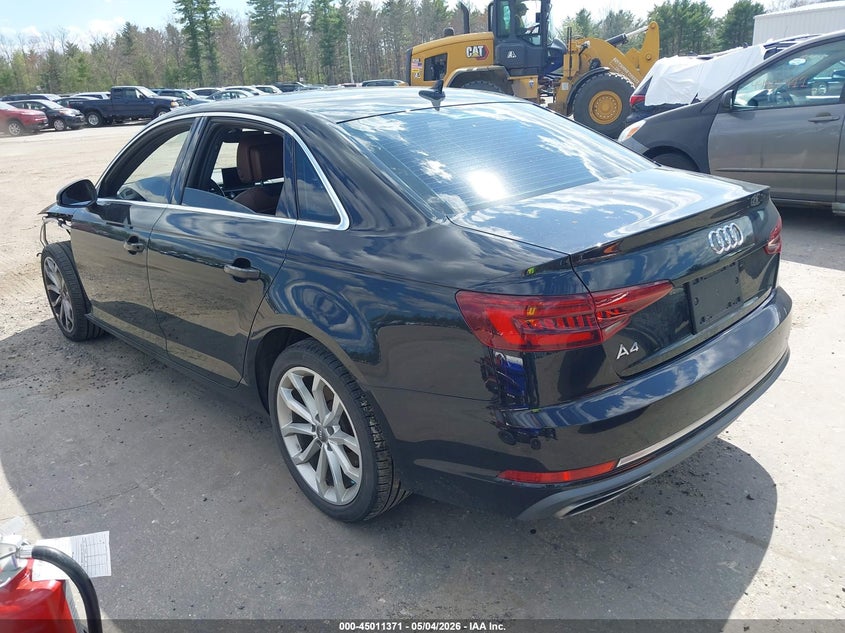 2019 Audi A4 VIN WAUGMAF44KN002730 IAAI salvage auction — FRONT END, Salvage (Connecticut), sold $4,125 on 2026-07-10 (photo 3)