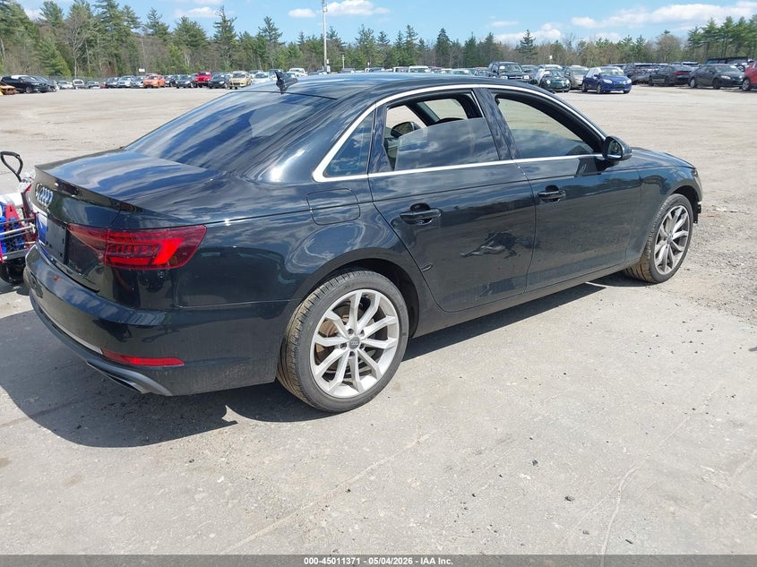 2019 Audi A4 VIN WAUGMAF44KN002730 IAAI salvage auction — FRONT END, Salvage (Connecticut), sold $4,125 on 2026-07-10 (photo 4)