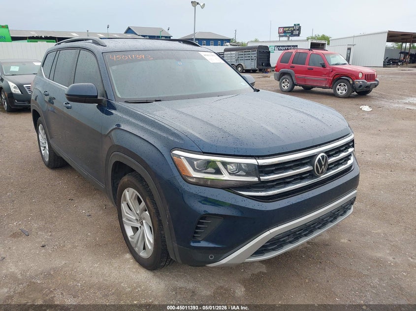 2022 Volkswagen Atlas VIN 1V2WR2CA9NC561446 IAAI salvage auction — FRONT END, Original (Texas), sold $10,900 on 2026-07-18 (photo 1)