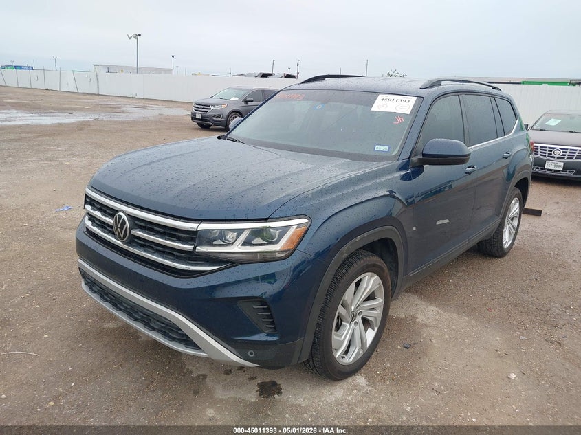 2022 Volkswagen Atlas VIN 1V2WR2CA9NC561446 IAAI salvage auction — FRONT END, Original (Texas), sold $10,900 on 2026-07-18 (photo 2)