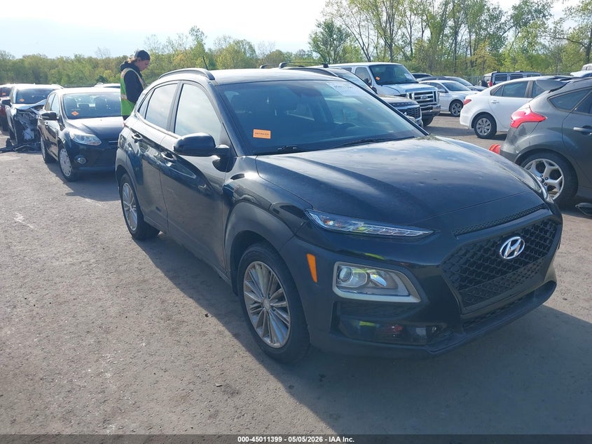 2021 Hyundai Kona VIN KM8K2CAA2MU598906 IAAI salvage auction — HAIL, Salvage (Ohio), sold $6,950 on 2026-07-21 (photo 1)