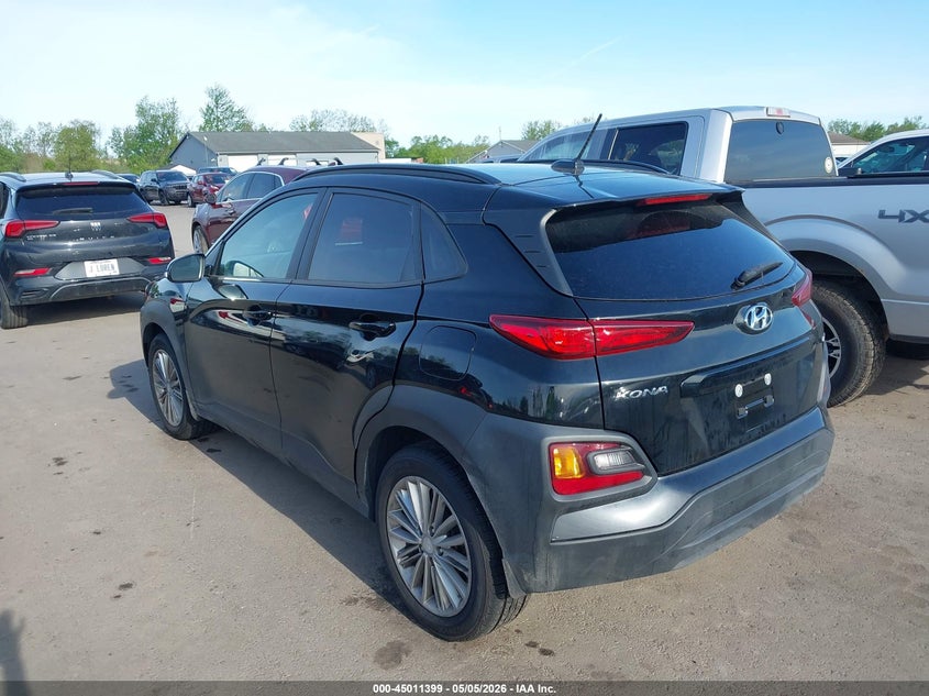 2021 Hyundai Kona VIN KM8K2CAA2MU598906 IAAI salvage auction — HAIL, Salvage (Ohio), sold $6,950 on 2026-07-21 (photo 3)
