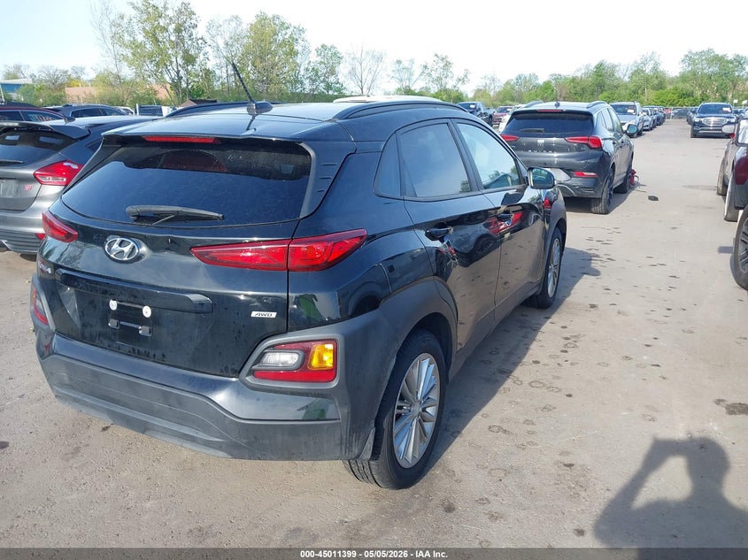 2021 Hyundai Kona VIN KM8K2CAA2MU598906 IAAI salvage auction — HAIL, Salvage (Ohio), sold $6,950 on 2026-07-21 (photo 4)