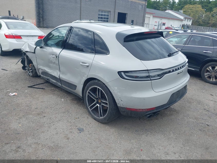 2019 Porsche Macan VIN WP1AB2A51KLB33211 IAAI salvage auction — LEFT FRONT, Salvage (Massachusetts), sold $7,900 on 2026-07-09 (photo 3)