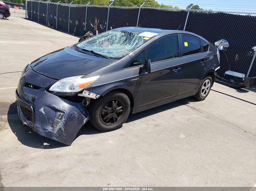 2015 Toyota Prius VIN JTDKN3DUXF0422178 IAAI salvage auction — FRONT & REAR, Salvage (South Carolina), sold $2,300 on 2026-07-15 (photo 2)