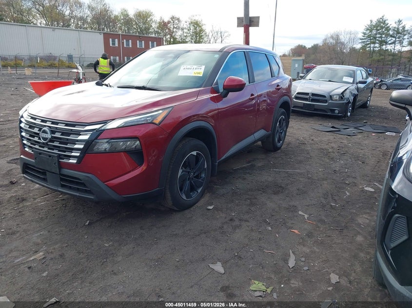 2025 Nissan Rogue VIN 5N1BT3BB4SC858360 IAAI salvage auction — RIGHT REAR, Salvage (Massachusetts), sold $9,500 on 2026-07-28 (photo 2)