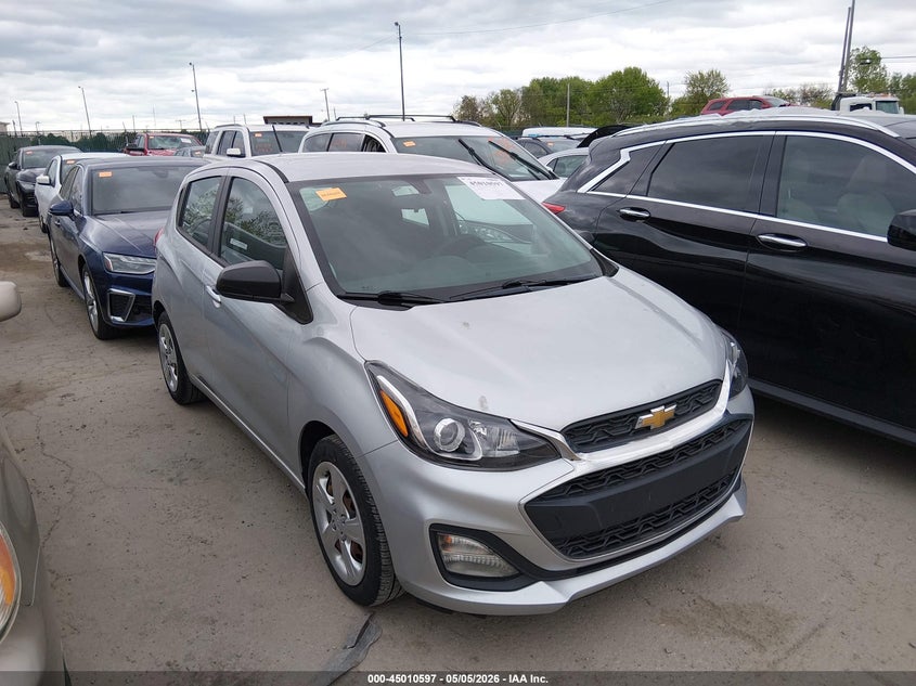 2021 Chevrolet Spark VIN KL8CB6SA2MC703192 IAAI salvage auction — HAIL, Salvage (Ohio), sold $3,250 on 2026-07-07 (photo 1)