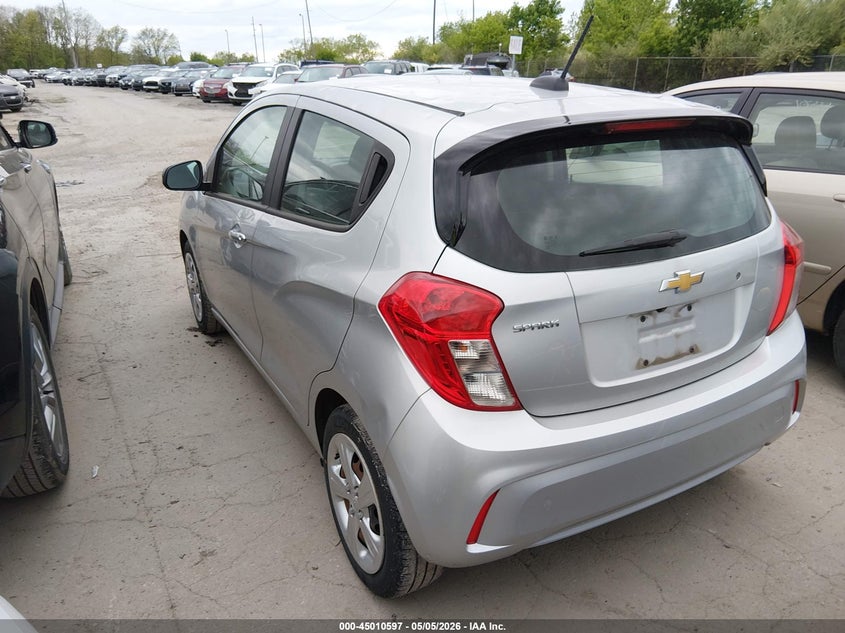 2021 Chevrolet Spark VIN KL8CB6SA2MC703192 IAAI salvage auction — HAIL, Salvage (Ohio), sold $3,250 on 2026-07-07 (photo 3)