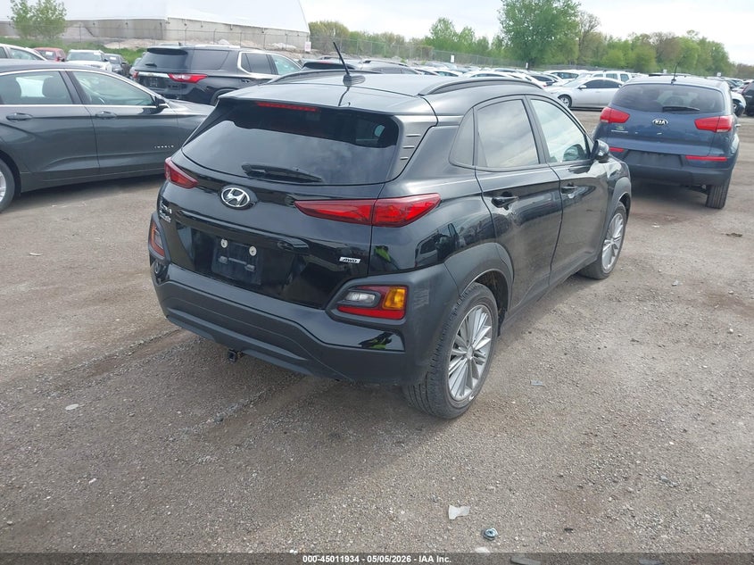 2020 Hyundai Kona VIN KM8K2CAA4LU437908 IAAI salvage auction — HAIL, Salvage (Iowa), sold $2,700 on 2026-07-29 (photo 4)