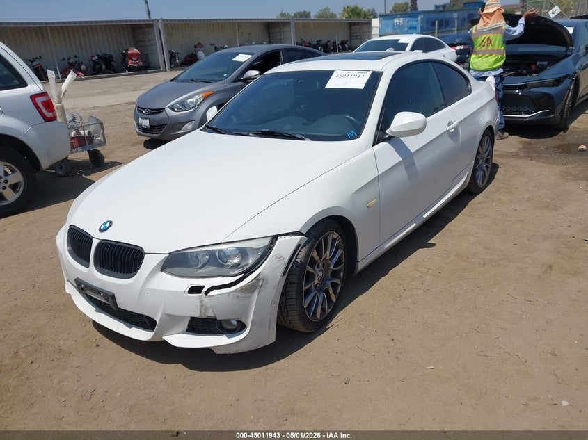2012 BMW 3er VIN WBAKE5C59CJ106201 IAAI salvage auction — LEFT FRONT, Salvage (California), sold $1,750 on 2026-07-15 (photo 2)