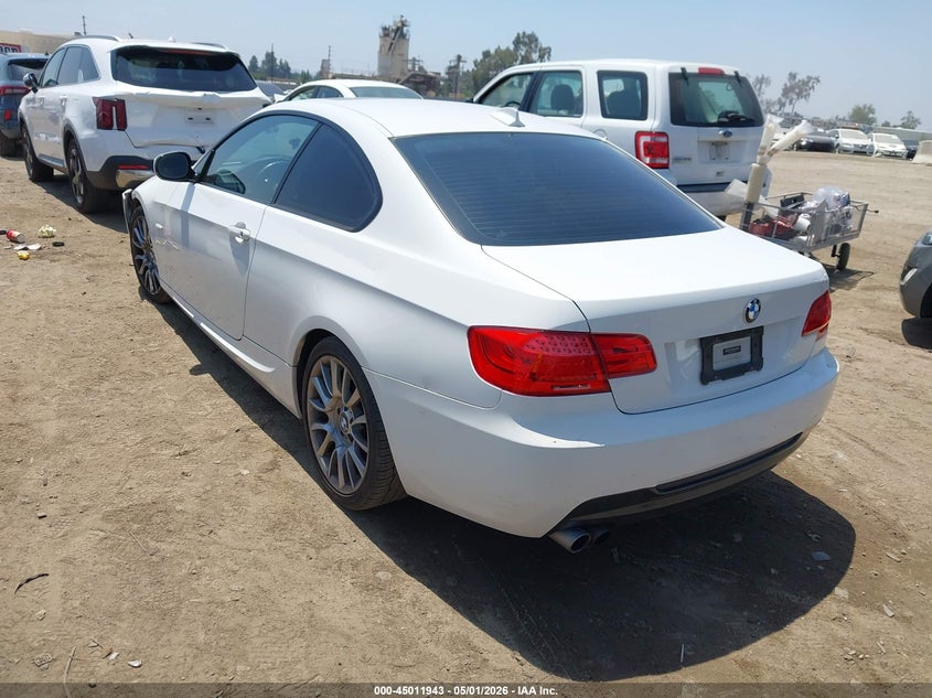 2012 BMW 3er VIN WBAKE5C59CJ106201 IAAI salvage auction — LEFT FRONT, Salvage (California), sold $1,750 on 2026-07-15 (photo 3)