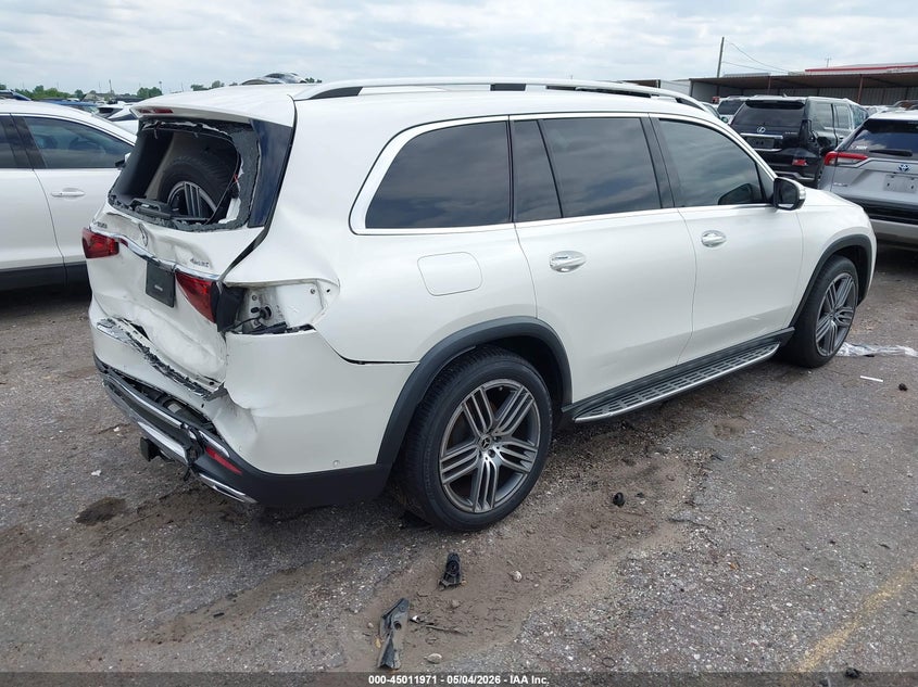 2020 Mercedes-benz Gls-klasse VIN 4JGFF5KE4LA103933 IAAI salvage auction — REAR END, Original (Texas), sold $18,100 on 2026-07-29 (photo 4)