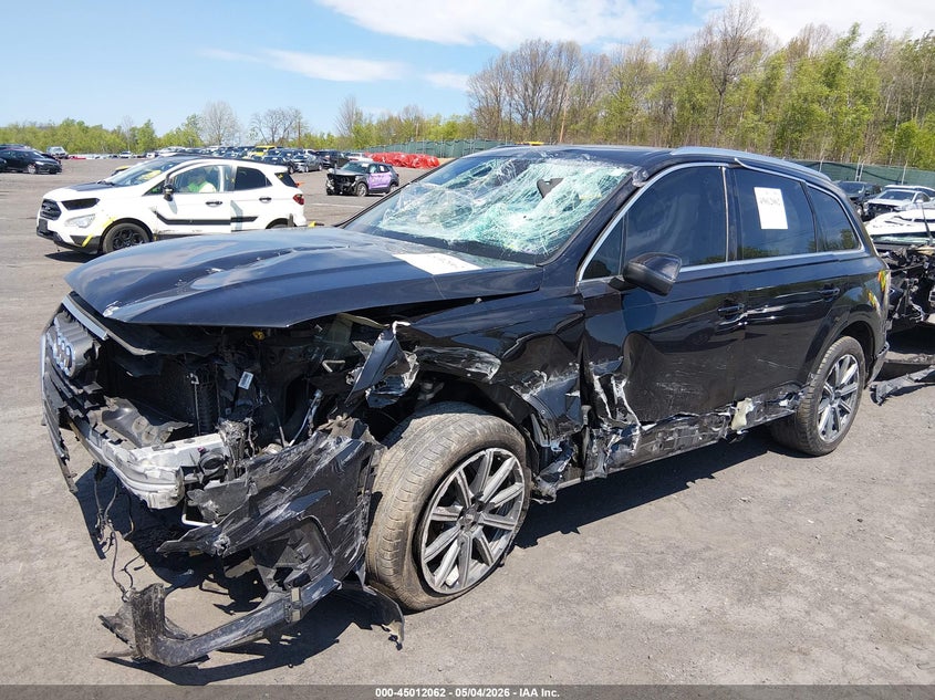 2018 Audi Q7 VIN WA1LHAF76JD032536 IAAI salvage auction — LEFT FRONT, Salvage (Pennsylvania), sold $3,050 on 2026-07-07 (photo 2)