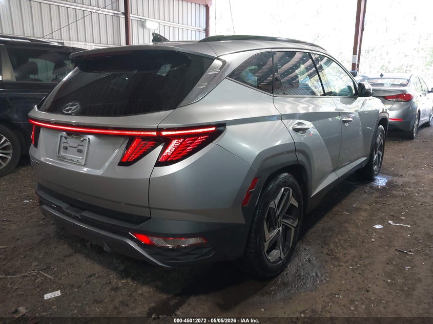 2022 Hyundai Tucson VIN 5NMJE3AE9NH110358 IAAI salvage auction — LEFT REAR, Salvage - Greater Than 75% (Maryland), sold $7,775 on 2026-07-30 (photo 4)