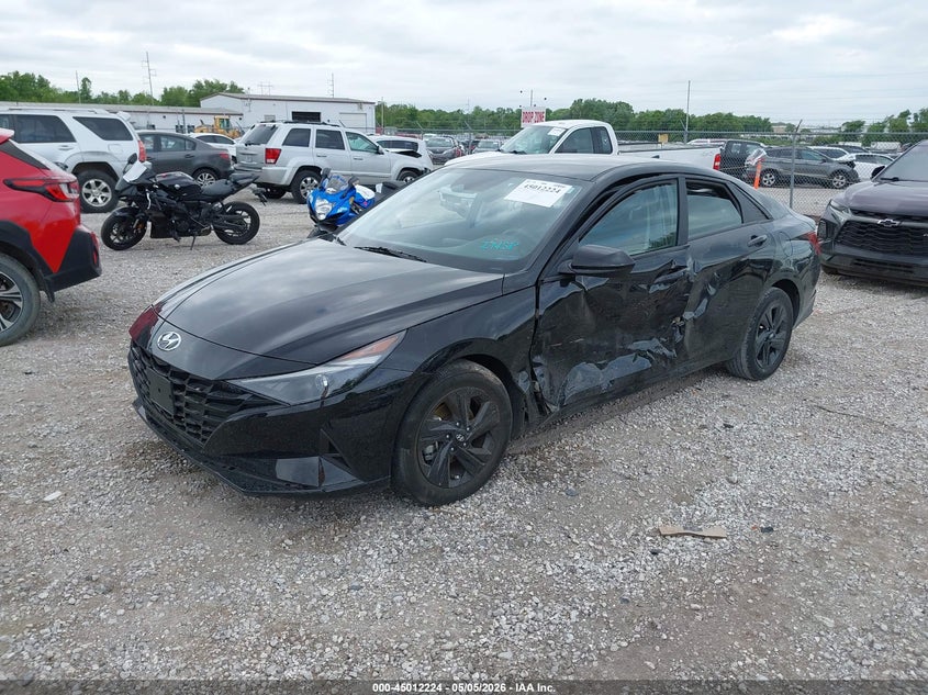 2023 Hyundai Elantra VIN KMHLM4AGXPU465209 IAAI salvage auction — LEFT SIDE, Salvage (Missouri), sold $4,200 on 2026-07-27 (photo 2)