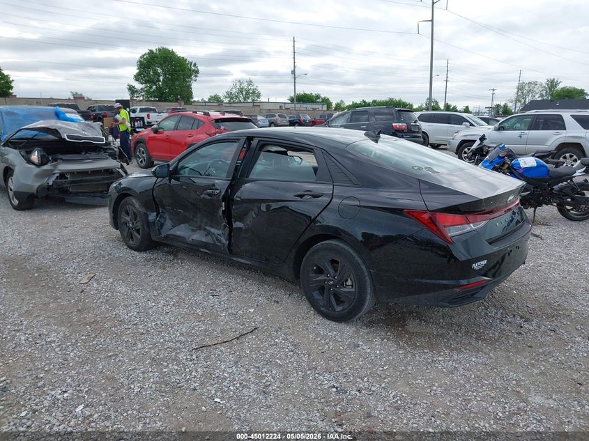 2023 Hyundai Elantra VIN KMHLM4AGXPU465209 IAAI salvage auction — LEFT SIDE, Salvage (Missouri), sold $4,200 on 2026-07-27 (photo 3)