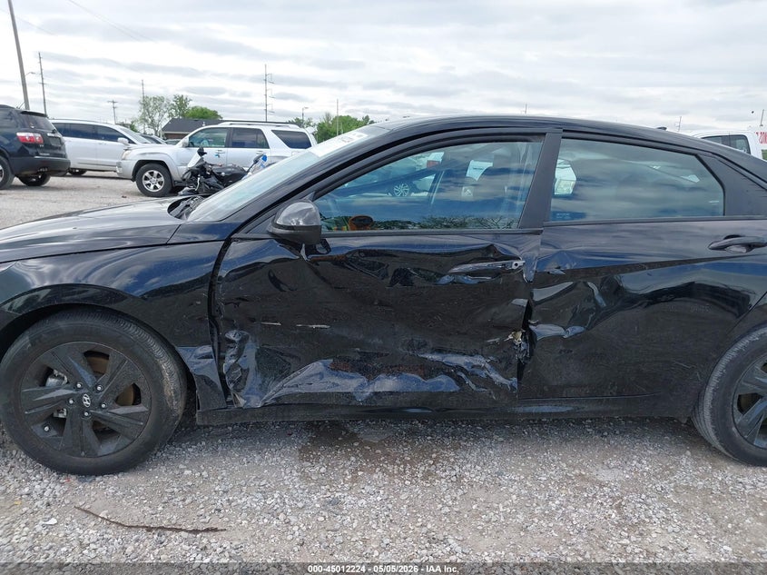 2023 Hyundai Elantra VIN KMHLM4AGXPU465209 IAAI salvage auction — LEFT SIDE, Salvage (Missouri), sold $4,200 on 2026-07-27 (photo 6)