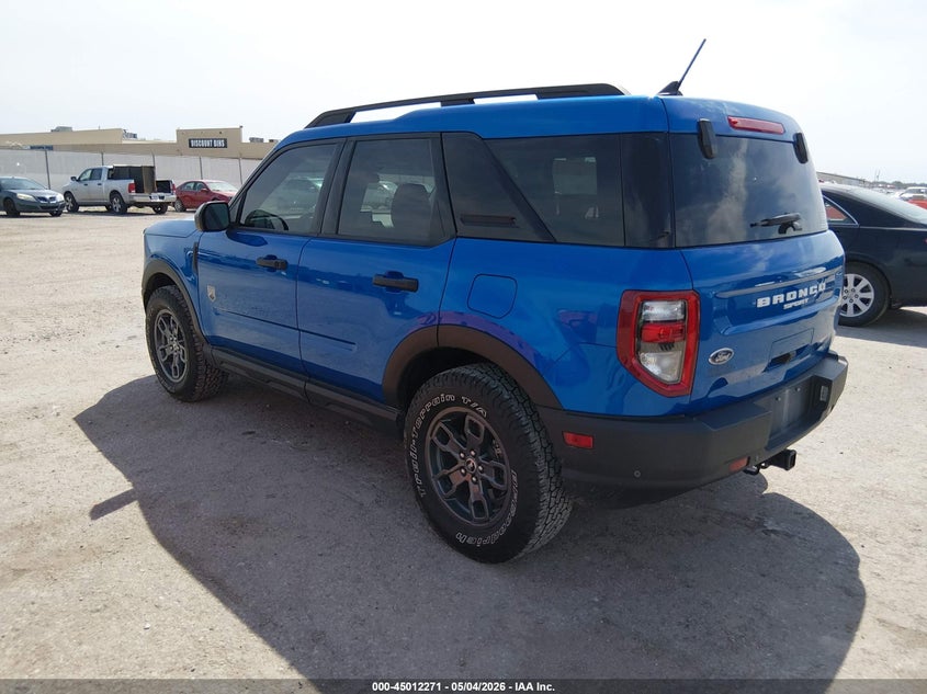 2022 Ford Bronco sport VIN 3FMCR9B62NRD16236 IAAI salvage auction — HAIL, Salvage Title, sold $10,750 on 2026-09-18 (photo 3)