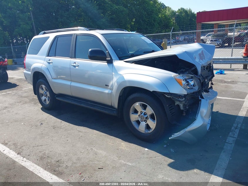 2007 Toyota 4runner VIN JTEZU14R978074969 IAAI salvage auction — FRONT END, Salvage (North Carolina), sold $2,475 on 2026-07-09 (photo 1)
